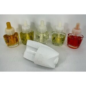 Air Wick Refills LOT Of FIVE Rare Mystery Hard To Find Scents W/ Warmer New